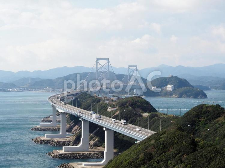 淡路島から見た大鳴門橋