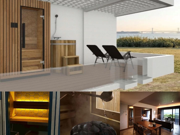 淡路島・ホテルアナガにプライベートサウナ付き客室「ANAGA SAUNA」誕生！