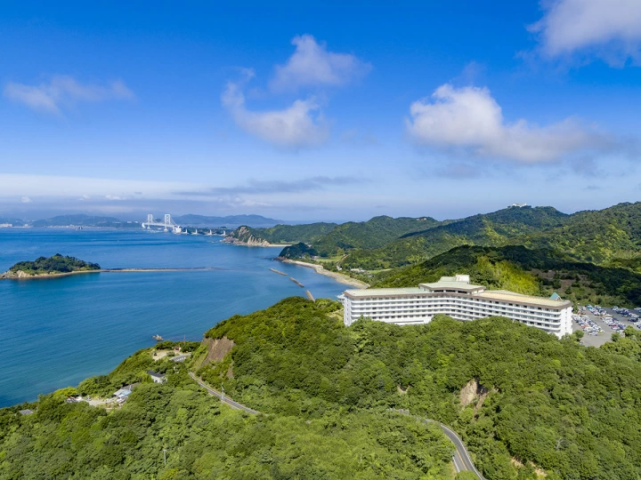 鳴門海峡を一望