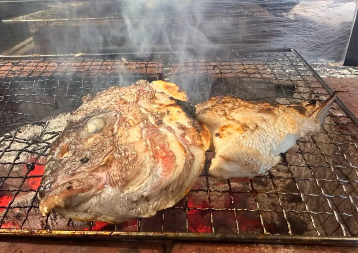 「岩屋のアラ焼き定食」（土日限定）1,500円（税込）
