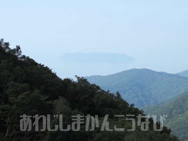 沼島も見えます