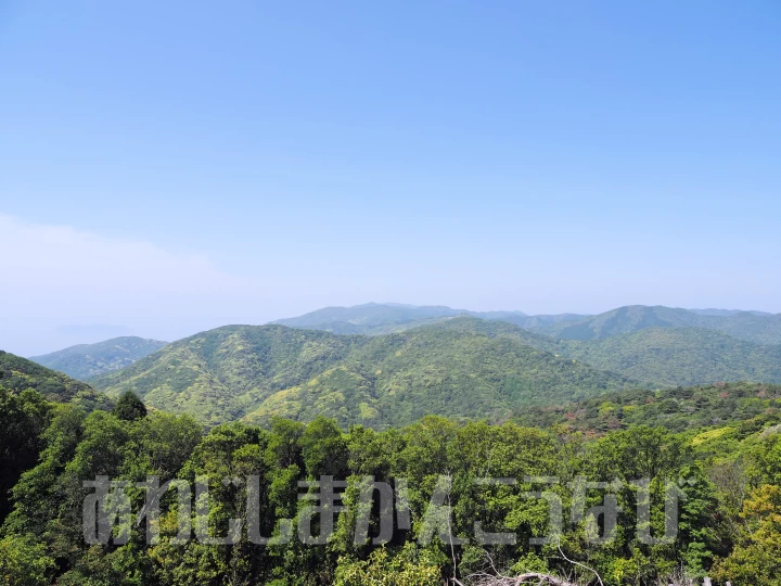 柏原山 森林公園展望台の眺望（西側）
