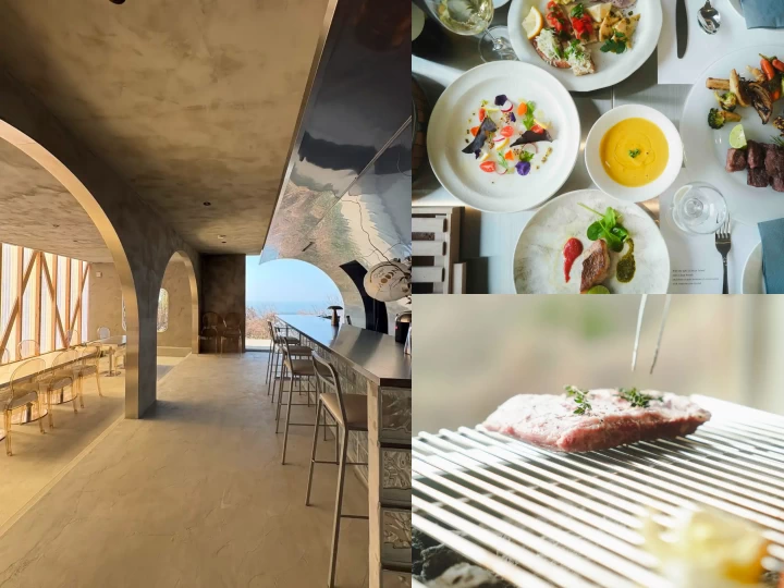 季節やその日の食材に応じたコース料理が提供されます