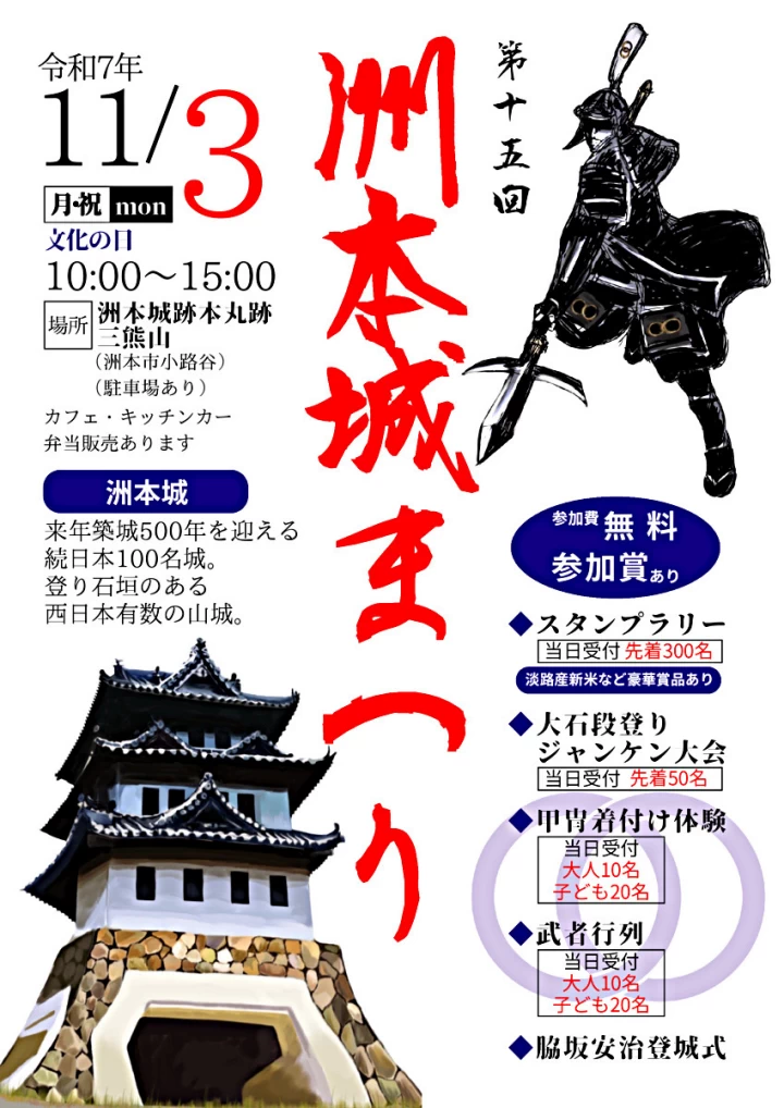 第15回 洲本城まつり