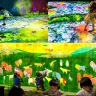 チームラボによるアート展示「お絵かきアニマルズ＆天才ケンケンパ」明石海峡公園で開催