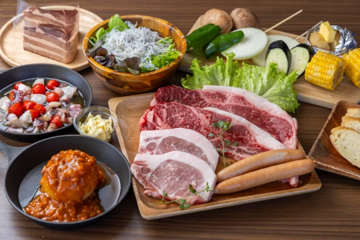 地元食材を使ったBBQも楽しめます